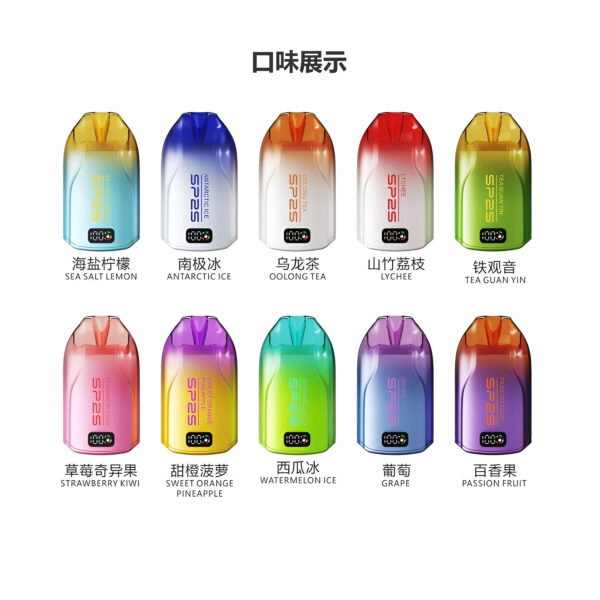 SP2S 12000口 拋棄式電子煙推薦 發光可充電一次性煙桿 711現貨
