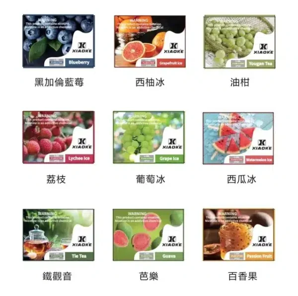 XIAOKE煙彈 梟客五代霧化彈 適用Relx主機四五六代