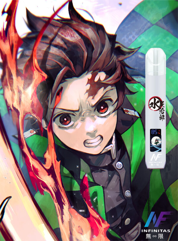 🔥 INF無限主機 鬼滅之刃聯名電子煙桿｜一代通用霧化桿推薦